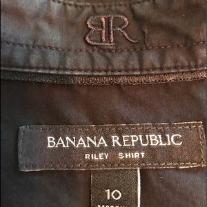 Banana Republic Black work shirt.